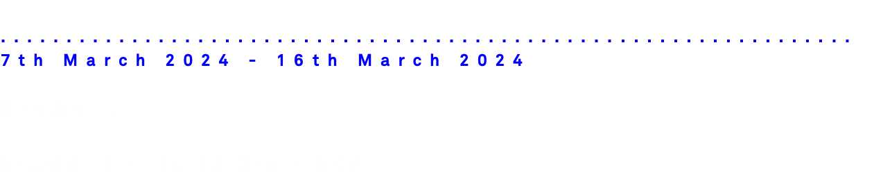 
.................................................................
7th March 2024 - 16th March 2024 Jerome. Stuck in this idiots eden