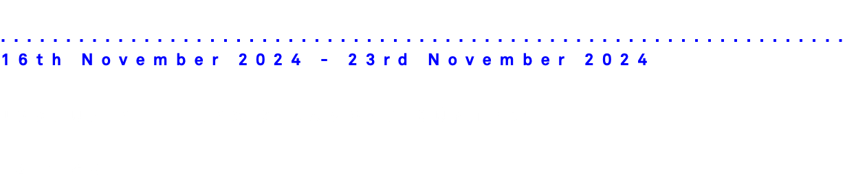 
.................................................................
16th November 2024 - 23rd November 2024 Joshua phillips & ramona güntert lattice