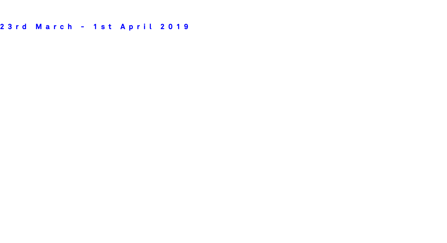 FILET 23rd March - 1st April 2019
STEFFI KLENZ PARADISE CAN MAKE ITSELF SCARCE
30 YEARS AFTER THE FALL OF THE BERLIN WALL 