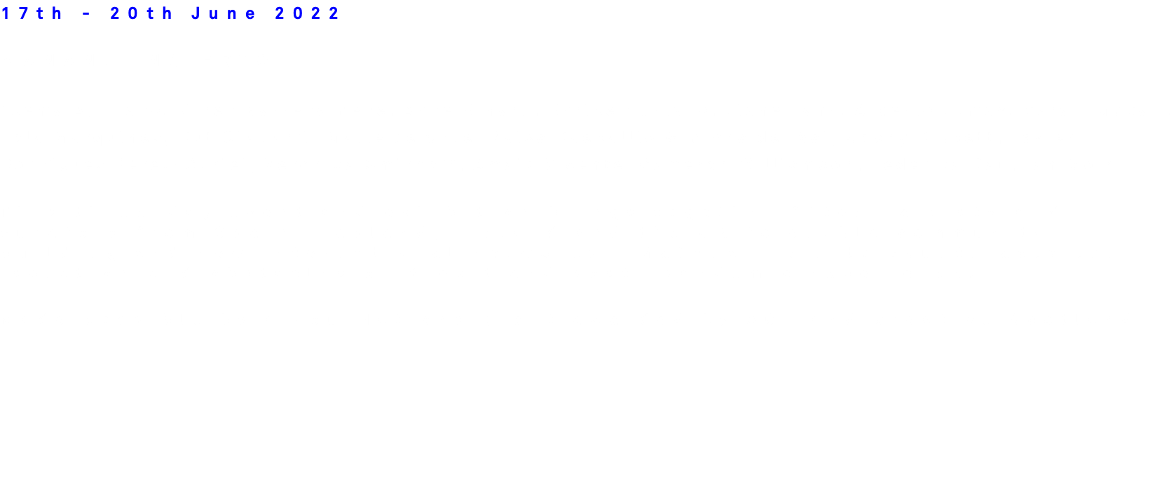 17th - 20th June 2022 MAÑANA INCIERTO Txema Agiriano, Miren Barrena Rebe, Anne Erhard, Enrike Hurtado, Liane Lang, Alberto Lomas, Carali McCall, Lola Marquinez, Rut Olabarri, Maite de Orbe, Raisa Raekallio & Misha del Val, Sophy Rickett, Javier Rodríguez Pérez-Curiel, Veronica Smirnoff, Amaia Vicente, Cameron Williamson, Federica Bau, Ian Moir This three-day event and exhibition brings together fifteen artists and curators from Spain, Lapland, Ireland and the UK to enable community building and new international networks. Mañana Incierto counteracts the isolation and obstacles of Brexit and post- pandemic experience. Made possible by a FourNations grant awarded by ACE and Creative Scotland. 