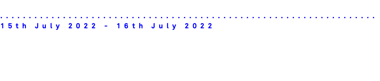 
..................................................................15th July 2022 - 16th July 2022 HAMISH MORROW, HILARY LLOYD, JEMIMA STEHLI & AUGUST STEHLI RUSSEL SUPERFICIAL AUTHENTICITY: POLITICS AT THE SURFACE 